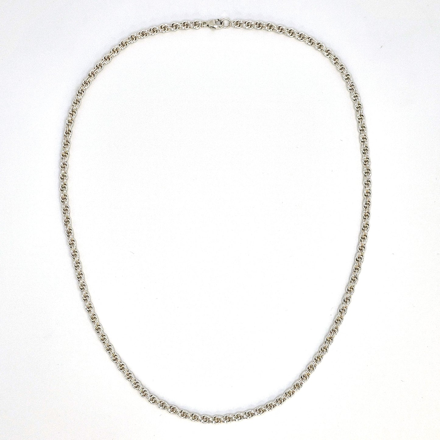 Double-Link Spiral Necklace - 24ga