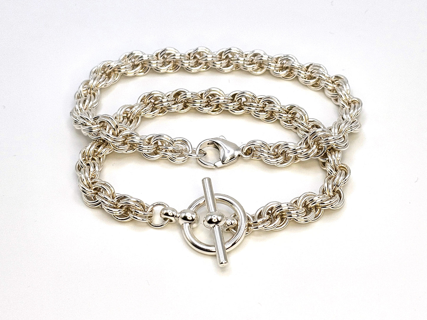 Double-Link Spiral Bracelet