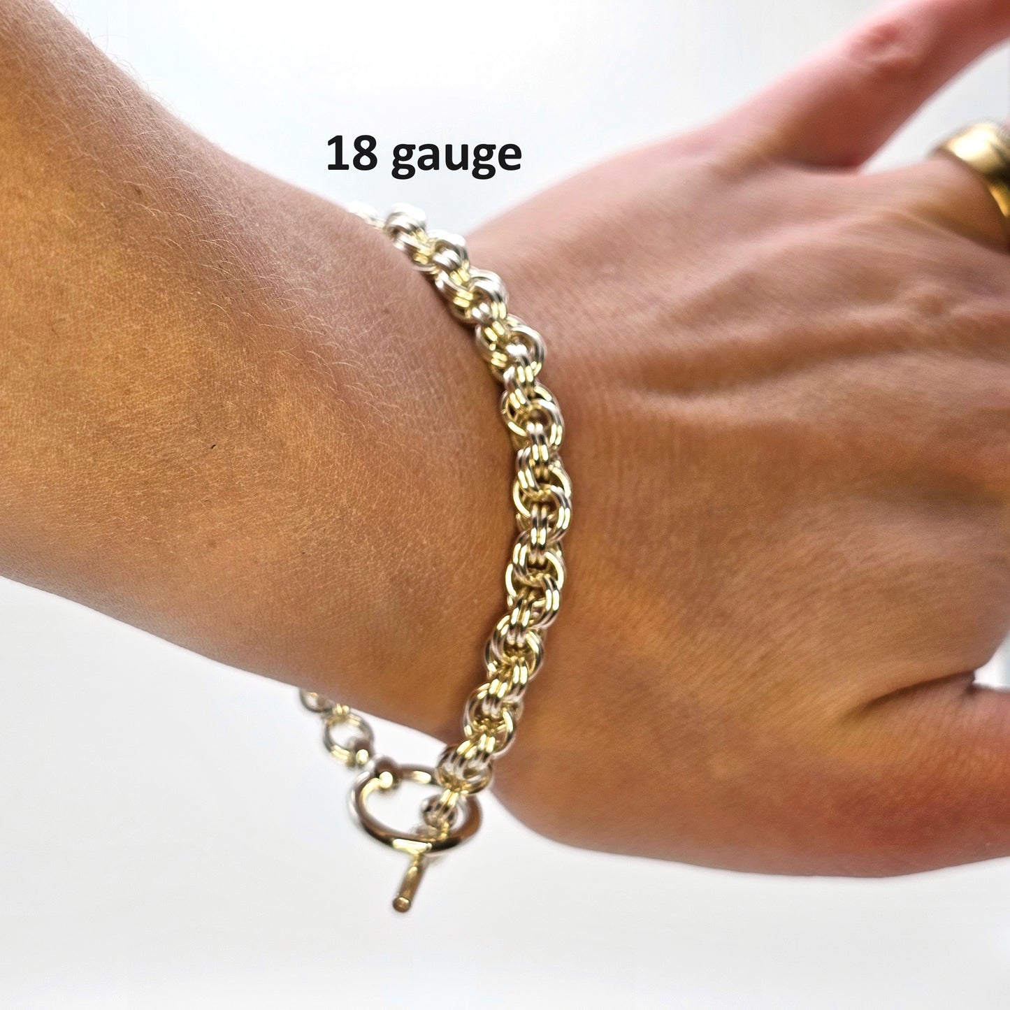 Double-Link Spiral Bracelet