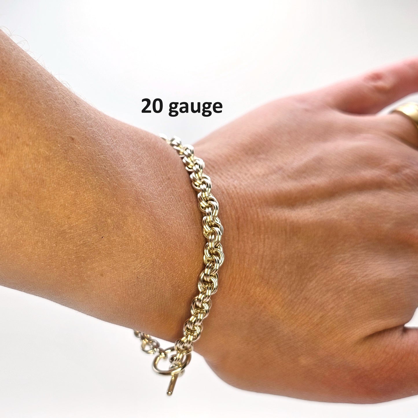 Double-Link Spiral Bracelet