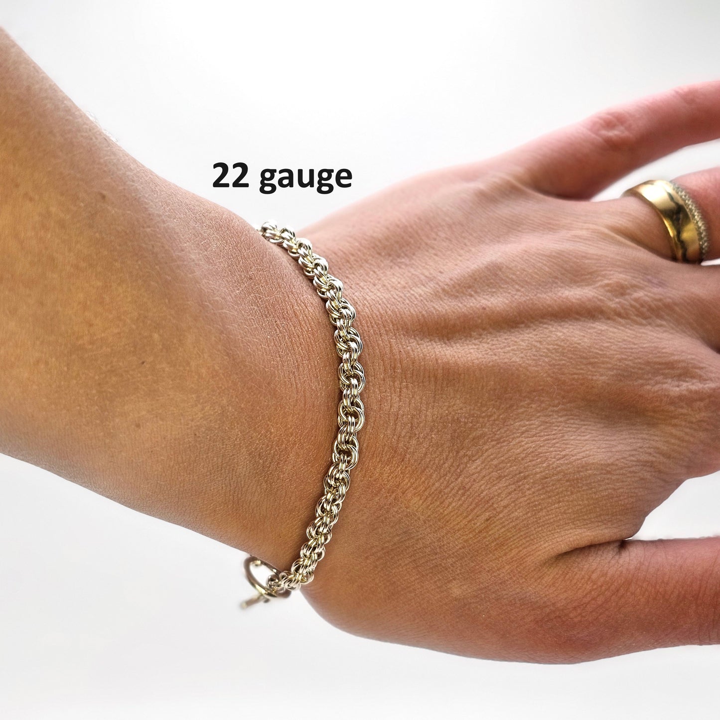 Double-Link Spiral Bracelet