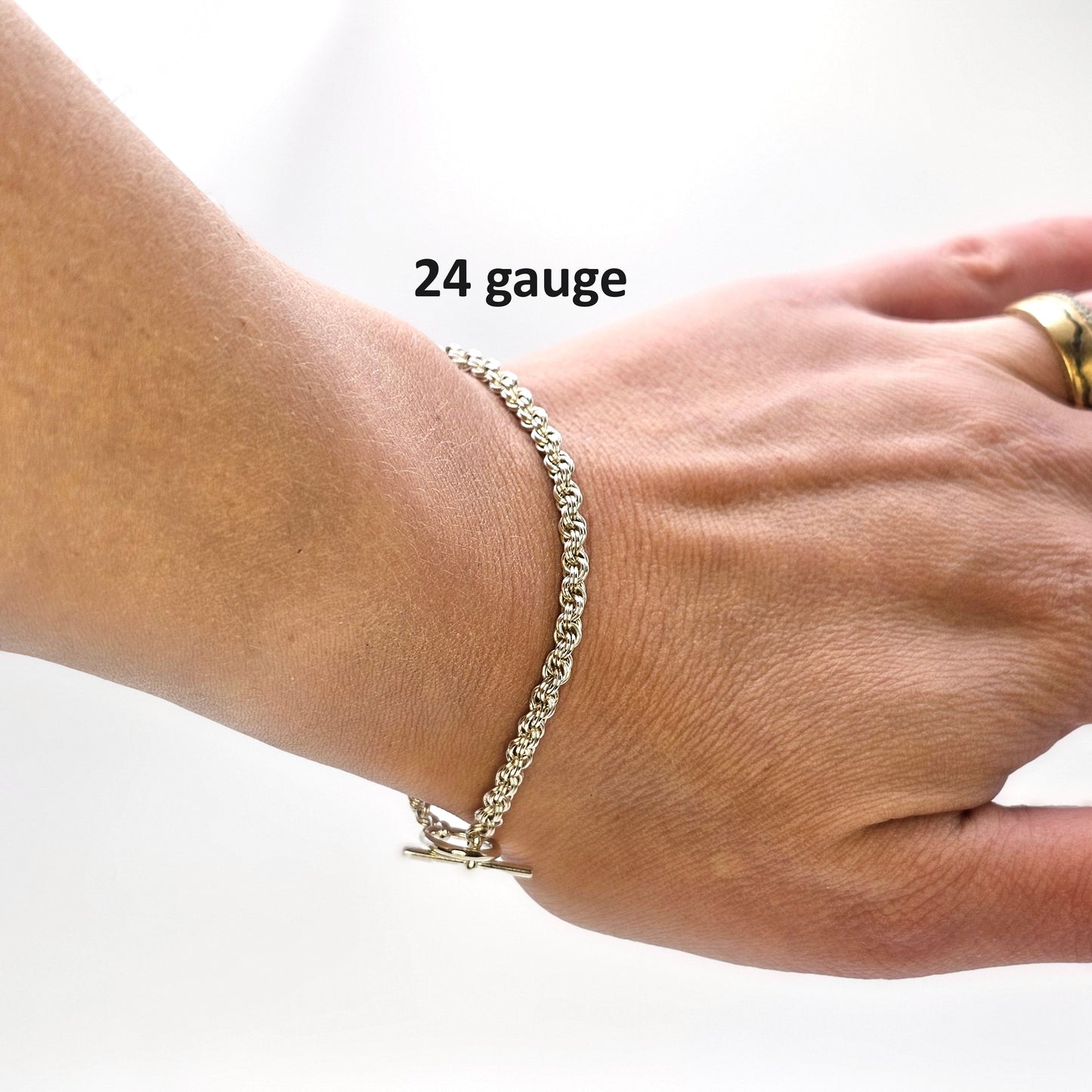 Double-Link Spiral Bracelet